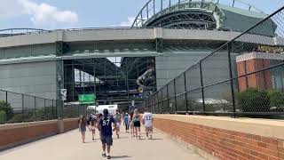 Dks Walk Across To American Family Field, Milwaukee