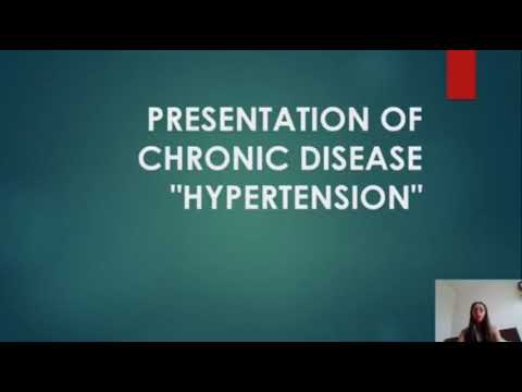 HYPERTENSION-PRESENTATION OF CHRONIC DISEASE