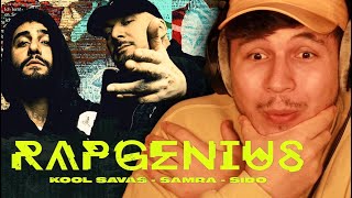 GEISTESKRANKE KOMBI🤯!!!...Reaktion : Kool Savas - Rap Genius (feat. Sido & Samra) (Official Video)