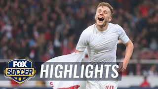 Maxim scores Stuttgart's third goal against Hannover 96 - 2015–16 Bundesliga Highlights | FOX SOCCER