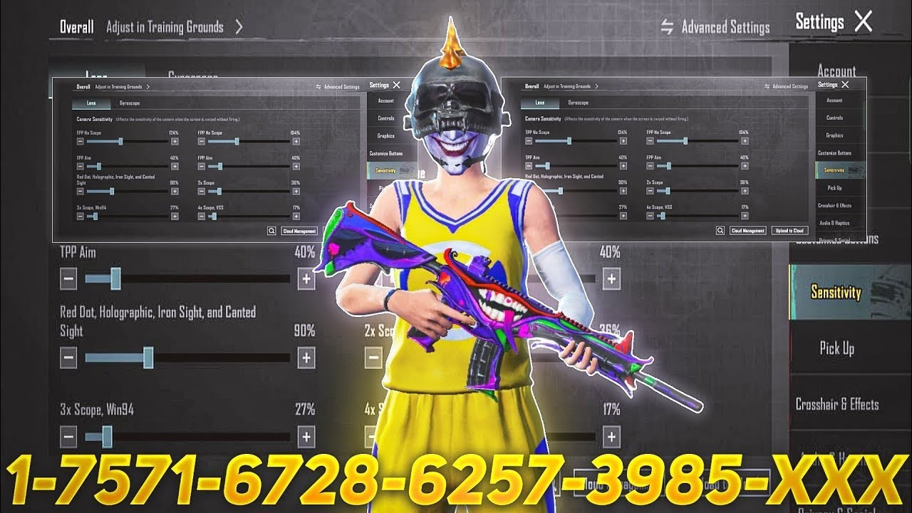 New Update 4.2⚡Best Sensitivity Code + Control Settings Pubg Mobile/Bgmi Sensitivity 2026