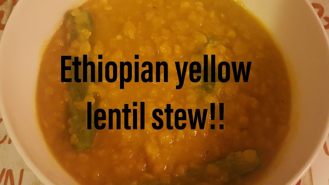 የምስር አልጫ ወጥ አሰራር (HOW TO MAKE YELLOW LENTIL STEW)//ETHIOPIAN FOOD YouTube