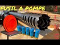 Tir recreatif au fusil a pompe fabarm  slug issu du rechargement  fabrication supports plateaux