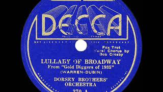 Lullaby of Broadway from Gold Diggers of 1935 & Other Lot (First, Lot  #51177