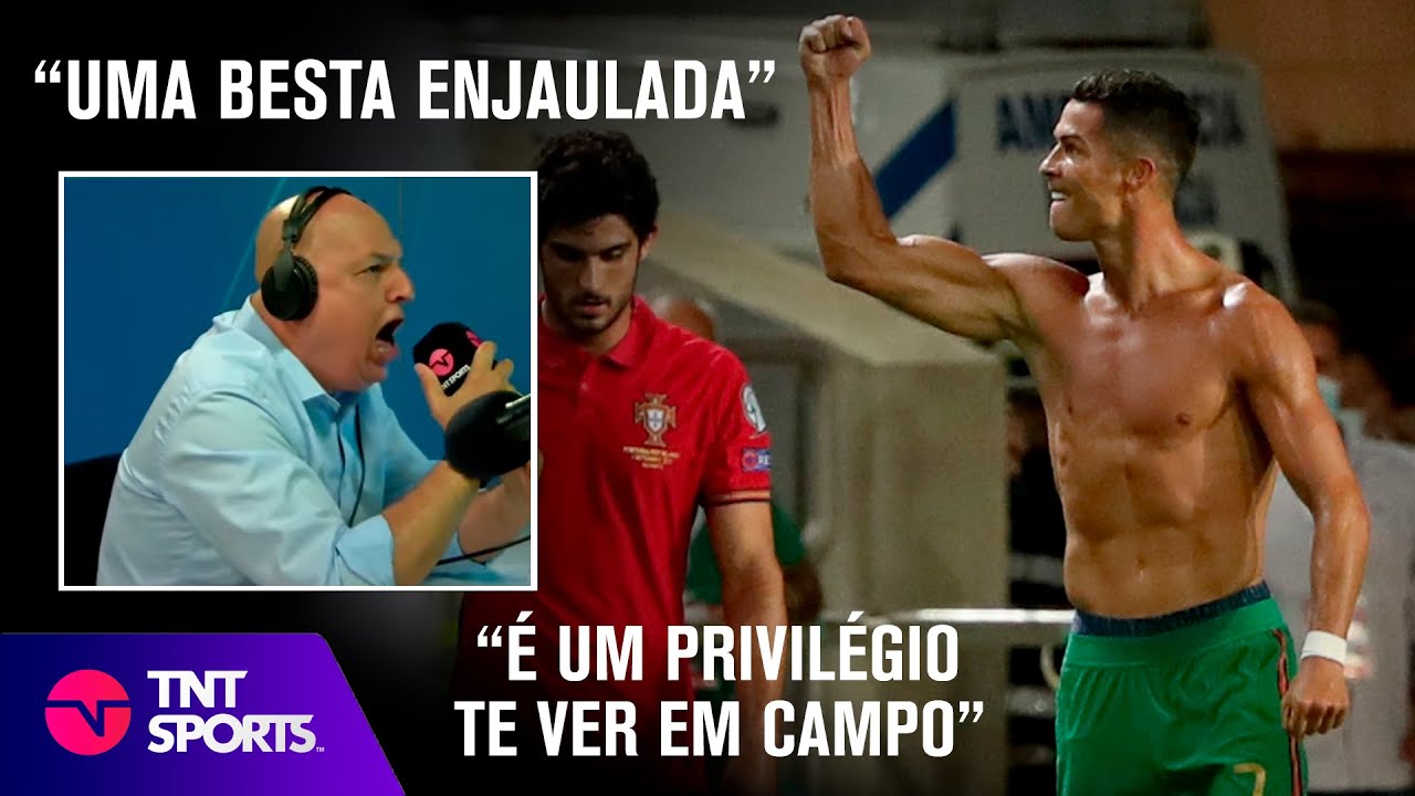 ANDRÉ HENNING VAI A LOUCURA E SE EMOCIONA COM NARRAÇÃO DOS GOLS DE CRISTIANO RONALDO POR PORTUGAL!