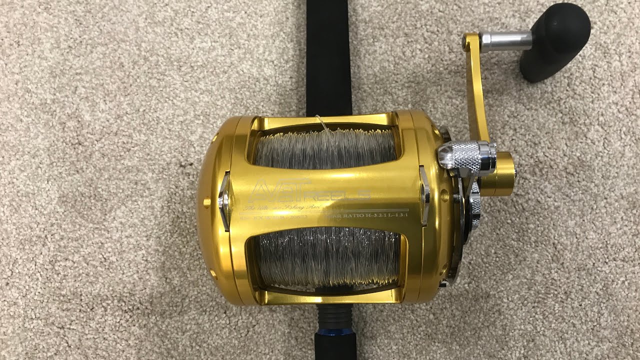 Avet 50EXW 2 speed big game fishing reel review YouTube
