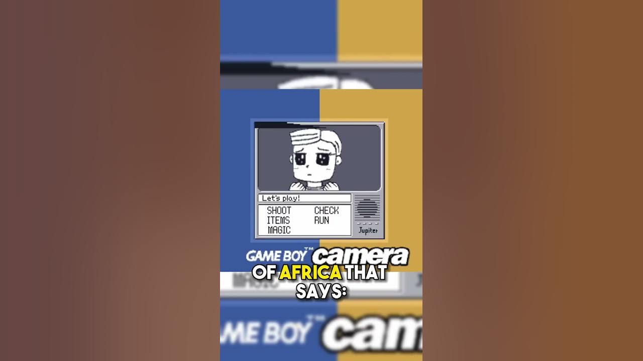 The Gameboy Camera's Easter Egg is Disturbing.. YouTube