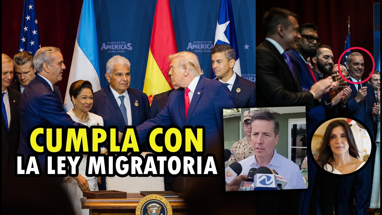 Ay papá Donald Trump envió a un senador a ver la situación de la Frontera en RD!!!