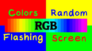 3 Hours RGB Flash Colors Scramble Random 10 color per second - Wasting Your Time