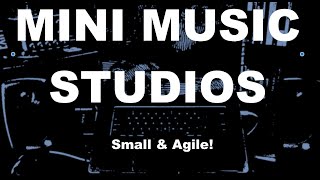 Mini Music Studio Setups!  Desperately-need-a-haircut edition!