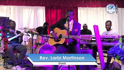 THE THRONE ROOM WITH REV.LARBI MARTINSON