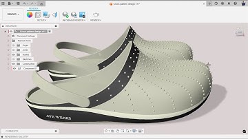 Crocs Footwear CAD Model - Made with Autodesk Fusion 360 @adskFusion