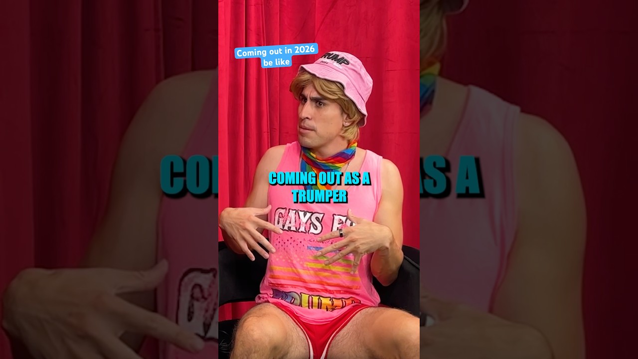 Coming out in 2026 be like 😑😳😂 #shorts #comedy #funny #politics #humor #interview #podcast