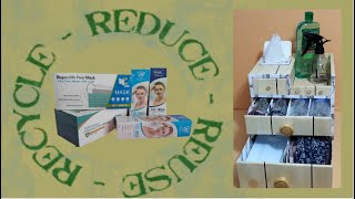 HOW TO RECYCLE FACE MASK AND FACE SHIELD BOXES AT HOME Simply khimi DIY