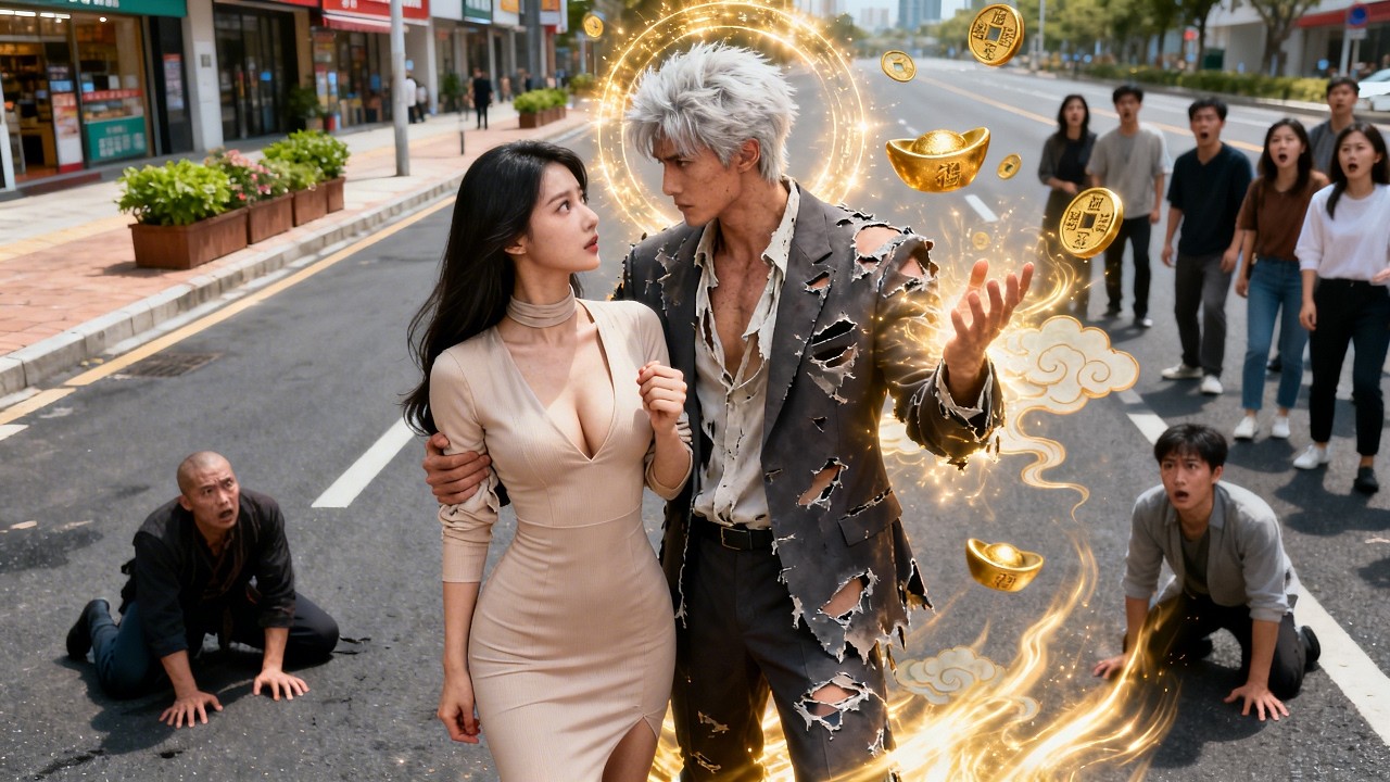 Poor guy saves beauty, framed, reveals Wealth God, crushes all villains!