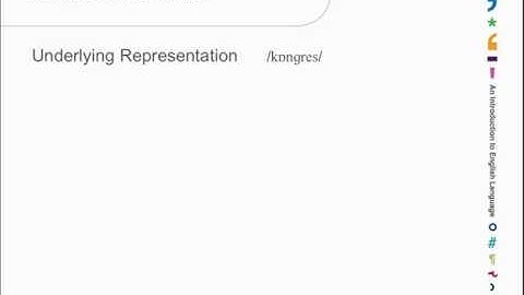 Chapter 5.6: Phonological derivation - Kuiper and Allan