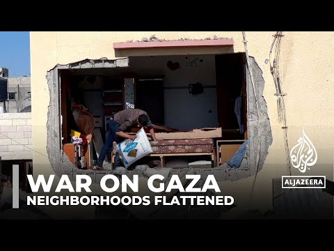 Zeitoun neighbourhood in rubble: 70% of homes in Gaza thought to be destroyed