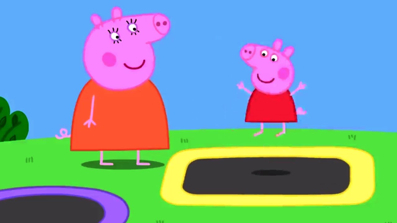 Peppa Pig Enjoys Trampolines Peppa Pig Cartoons for Kids YouTube