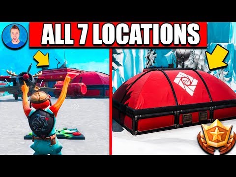 FORTNITE Visit all Expedition Outposts - ALL 7 LOCATIONS WEEK 7 CHALLENGES FORTNITE SEASON 7