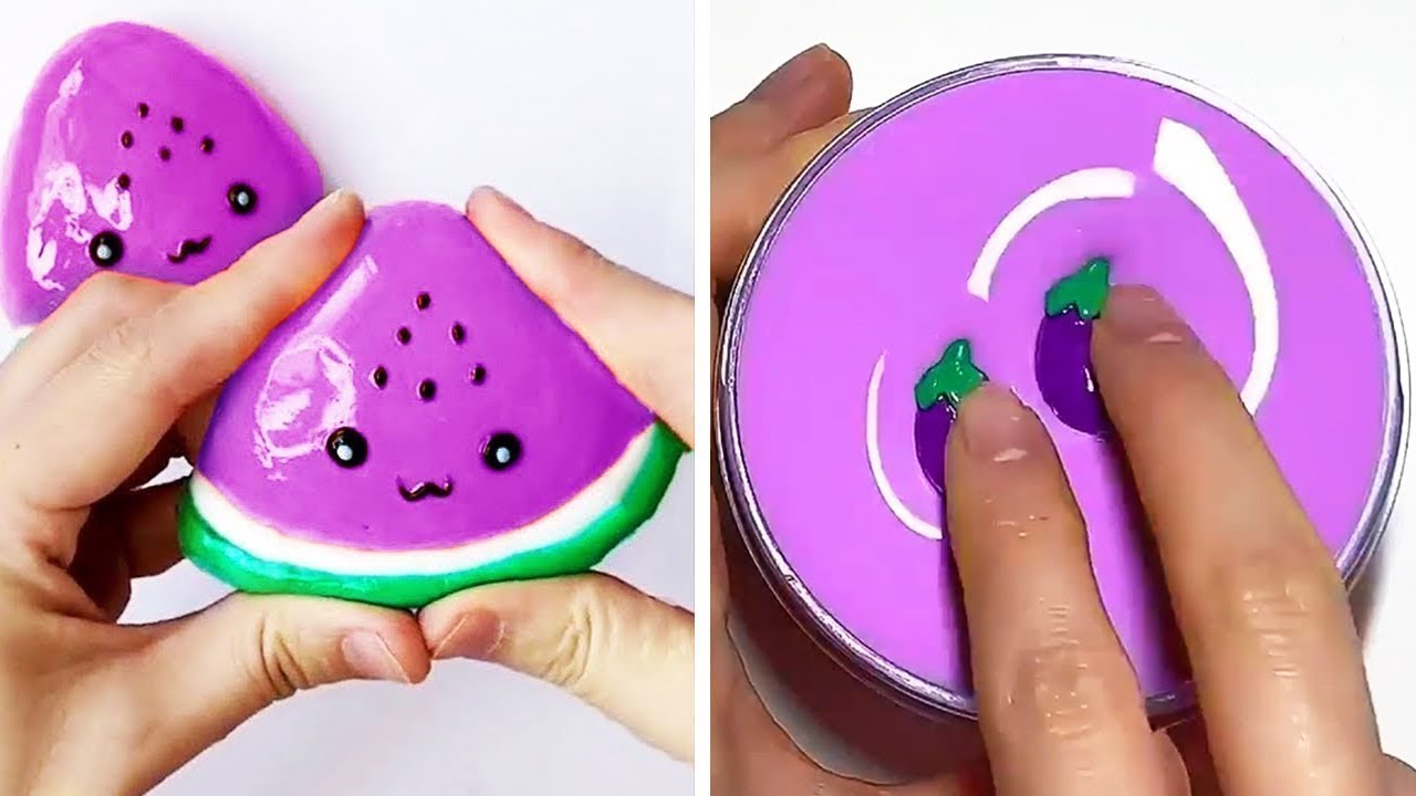 Relaxing Slime Compilation ASMR | Oddly Satisfying Video #253 - YouTube