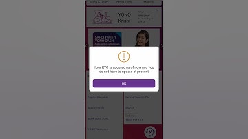 KYC will be done through Yono App #yonosbi