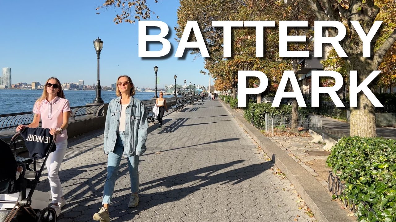 NEW YORK CITY Walking Tour [4K] BATTERY PARK YouTube