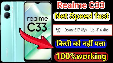 Realme C33 Net speed fast kese karain || How to fast Net speed Realme C33