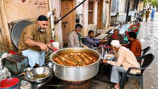 Real Desi Food Cooking In Giant Potspicy Mutton Curry Authentic Pakistani Street Food Breakfast