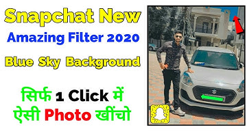 Snapchat New Amazing Viral Filter 2020 , Snapchat Blue Filter | Snapchat Blue Sky Filter