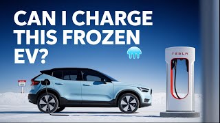 Frozen EV Charging In A Canadian Winter | 10%-80% Challenge