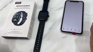 Teach you how to successfully connect the Aolon Curve watch to your phone