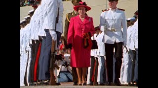 Queen Elizabeth II Opens Australia&#39;s Parliament House 1988.