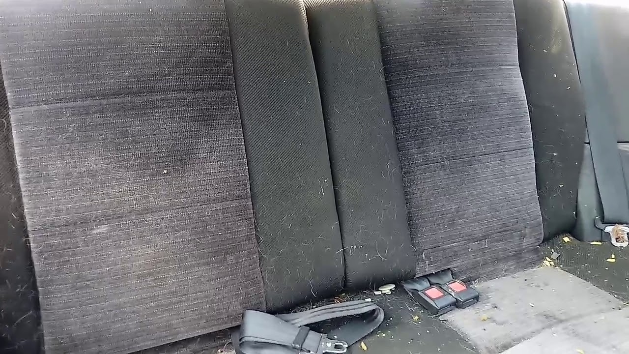 88 91 Honda Civic Si Hatchback Ef Rear Seat Removal Backs And Bottom Cushions Youtube