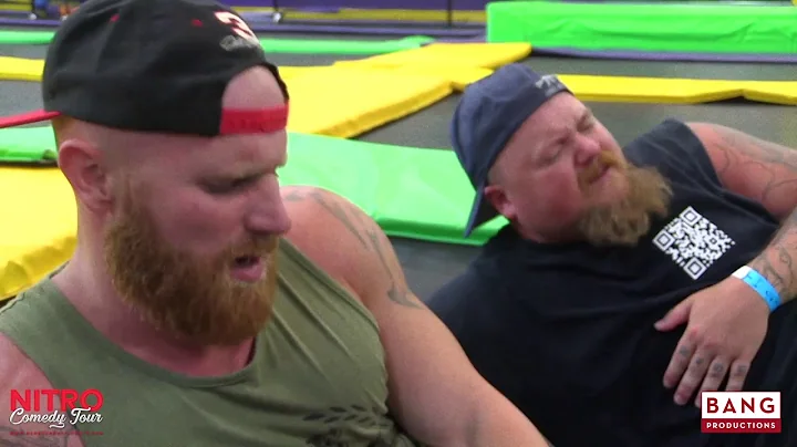 Me and catfish took Dale jr jr to the trampoline p...