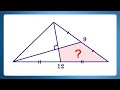Удивительно простое решение сложной задачи ➜ Найдите площадь четырёхугольника на рисунке