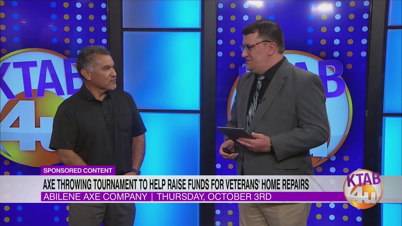 Axe throwing tournament to help raise funds for veterans' home repairs