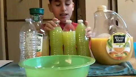 Making Flavored WaterJuice