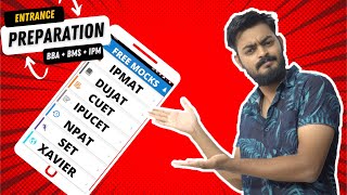 Best Entrance preparation app for BBA, BMS & IPM | Lectures + E BOOKS + 260 tests + MOCKS + doubtSol screenshot 1