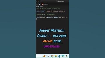 JavaScript Array find method #shorts  #webdevelopment #javascript