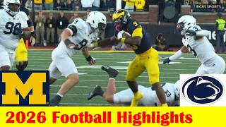 Penn State vs Michigan Football Game Highlights 10 17 2026