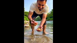 پانی کے نیچے چھپا خزانہ مل گیا 💰🔥#ViralShorts#NatureTreasure