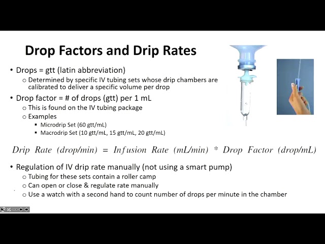 Examples Of Iv Infusions