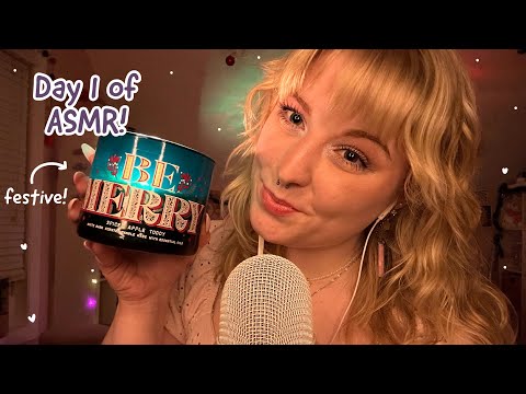 There’s Something in the Air… My ASMR Advent Calendar! Fast & Aggressive Holiday Triggers Day 1🎄✨