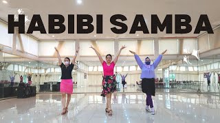 Habibi Samba | Line Dance by (@asbarebare90 , Rini Hukom & (@luciirawati5887 | Phrased Intermediate