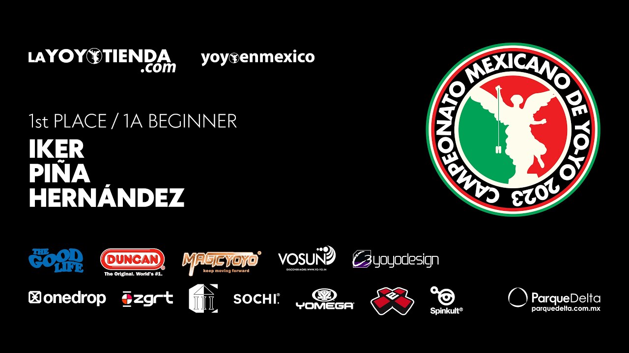 Iker Piña Hernandez – 1A Beginner – 1st place – CMYY'23