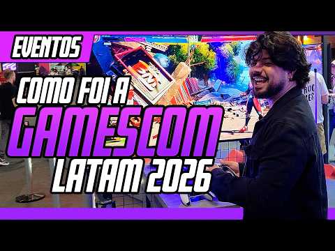 COMO É IR em um EVENTO de JOGOS! RESUMO do evento GAMESCOM 2026