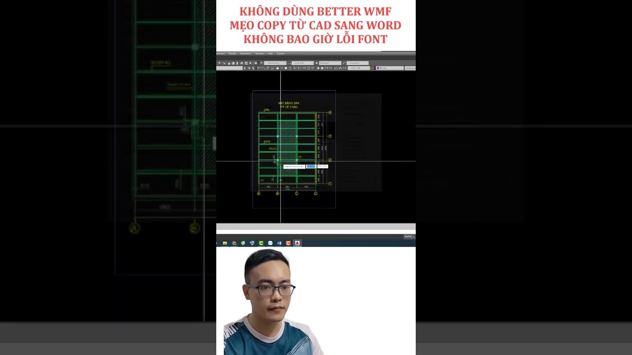 MẸO HAY AUTOCAD: Copy từ cad sang word không bao giờ... - youtube