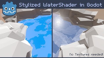 Stylized WaterShader Tutorial | No Textures required | Godot 3.2