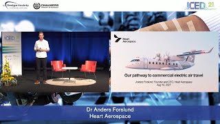 Pathway to commercial electric air travel. Full keynote speach by Anders Forslund at ICED21.