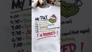 Merry Grinchmas Gift Funny Grinch Sweatshirt My Day I’m Booked Shirt #thegrinch #christmas #holiday